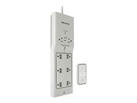Belkin BG108001-04-DP Conserve Surge Protector with Remote Switch, 8 Output connectors, White
