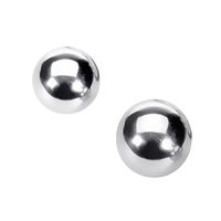 VRBREBT 52mm Baoding Balls Chinese Health Exercise Stress Balls - Chrome Color