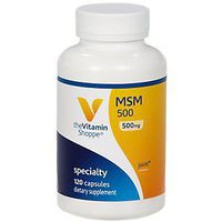 The Vitamin Shoppe MSM 500 (500MG) (Methylsulfonylmethane), Supports Joint Health Function (120 Capsules)