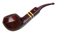 Savinelli Regimental Smooth Bordeaux 624KS 6MM Smoking Pipe