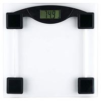New Digital Body Weight Bathroom Scale with Tempered Glass, Large LCD Display, Step-On Technology, 400 pounds