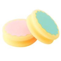 2PCs Magic Painless Hair Removal Arms Legs Face Skin Depilation Sponge Pad Remove Effective (Color at Random)