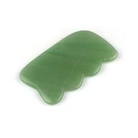 HEALLILY Gua Sha Scraping Massage Tool Crystal Rose Quartz Guasha Board Therapy Massage Stones Anti Aging Anti Wrinkle for Women