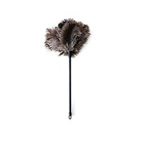 ZHANGY Wood Handle, Natural Feathers Ostrich Feather Duster Keyboard Computer Devices Telephone Kitchen Cleaning Brush,Plastic Handle