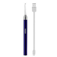 JM-D Ear Wax Cleaner Earwax Removal Curette Tool Health Ear Care Easy Earwax Remover Tool for Baby Kid and Families, Ear Pick Set with Storage Box,Blue