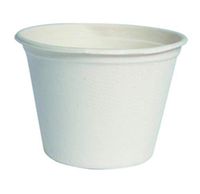 PacknWood 210GPU140 Mini Sugarcane Cup - 4.7 oz - : 2.9" - 1000 per case