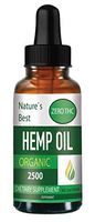 USA Product Hemp Oil for Pain Relief- 2500mg * Buy 2 get 1 Free!* Fresh Peppermint Taste Organic- Helps Stress, Anxiety, Sleep Problems- - Natural Anti Inflammatory - 1 Fl Oz .Results Guaranteed!!