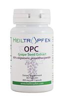 OPC Capsules, 400mg, 60 pcs, Grape Seed Extract, 95% oligomeric proanthocyanidin. Heiltropfen®