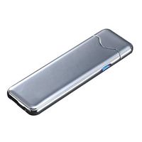 Aoukey Arc Lighter USB Rechargeable Electric Lighters Windproof Flameless Plasma Electronic Smoking Tools Windproof USB Electronic Fingerprint Sensor Touch Charging Double Sided Point Lighter