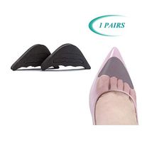 Shoe Fille Toe Inserts for Shoes Too Big for Women Shoe Fillers Adjustable for Shoes Men Adult (Black)
