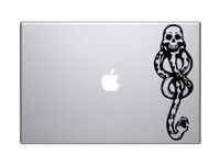 Dark Mark Death Eater Harry Potter Sticker - 8" Black Vinyl Decal Car Macbook Laptop