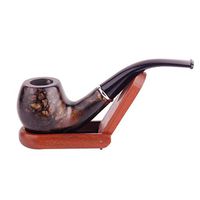 IRIVNG Smoking Tobacco Pipe- Hand Made Wooden Straight Rod Smoking Pipe Fittings Pipe