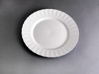 Royal Plasticware, PW2039, 10.25" Inch, Classique Plate, White