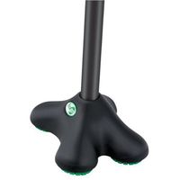 Hugo Mobility Quadpod Offset Cane with Ultra Stable Cane Tip, Ebony