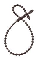 GB Gardner Bender 46-8BEADBK Beaded Cable Tie 40 Count