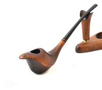 "Cobra" Pear Wood Hand Carved Tobacco Smoking Pipe