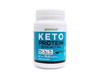 greenside Keto Protein with Mct Oil - Dietary Supplement - Complete Sports Nutrition - Chocolate Flavor (28.22 oz/24g Per Serving)