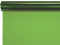 Pack Of 1, 40" x 100' Solid Apple Green Cello Roll 1.0 Mil For Easter Baskets Made In Usa