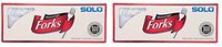 SOLO Cup Company 8541947985 Heavyweight Plastic Cutlery, Forks, Standard, White (Тwo Рack)