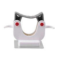 Diamondo Wall Mounted Mop Broom Holder Bathroom Kitchen Rack Hanger Storage (White)