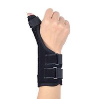 Thumb Spica Splint Wrist Stabilizer Brace Arthritis Support Sleeves Adjustable Trigger Finger Immobilize Removable Splint Reversible Hands Wrap for Tendonitis, Cracking, Callus