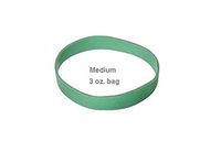 Color-Coded Latex-Free Rubber Bands - Green - Medium