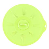 HENGSONG Silicone Suction Lids Food Covers Bowl Covers for Microwaves Pots Pans Reusable Dustproof Heat-Resistant Kitchen Gadgets,Green