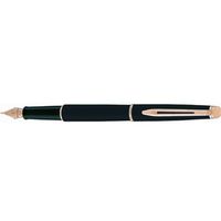 Waterman Hemisphere Black Lacquer Medium Point Fountain Pen - 12002W3