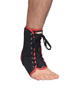 Maxar Canvas Ankle Brace with Laces and Metal Stays