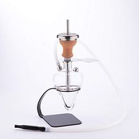 Glass Shisha Deluxe Single Hose Hookah Complete Accessories Features New Look Arab Hookah