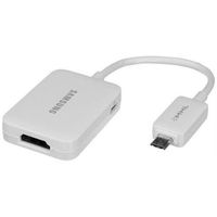 Samsung ET-H10FAUWEGUJ Galaxy Micro USB to HDMI Adapter, 11 Pin, Easy Connectivity, White