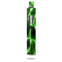 Decal Sticker Skin WRAP Green Lightning Storm Electric for Joyetech eGo AIO