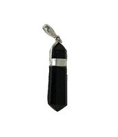 Black Tourmaline 28.50ct Silver Locket It Provides Pain Relief and assists with strained or Torn Muscles, Numbness, Arthritis, and Scar Tissue