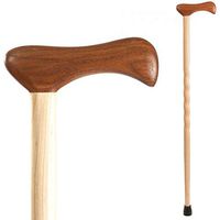 Handcrafted Wood Walking Cane - Made in the USA by Brazos - Twisted Maple With Mesquite Handle - 40 Inches