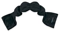 Nodpod Bead Filled Sleep Mask & Eye Pillow | Patented Light Blocking Designs for Sleeping, Travel & Relaxation | Machine Washable, BPA Free Gel Microbeads (Black)