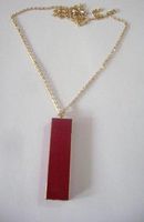 28" Gold Tone Chain Necklace with a 2" Pendant Cigarette Lighter