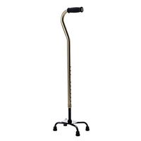 Crutches Aluminum Four Corner Cane Walker Old Man Cane Foam Handle Four Corner Cane Green (Color : Green, Size : 75cm)