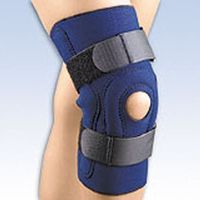 Fla 37-1042LBLK Safe-T-Sport Hinged Stabilizing Knee Stabilizing Brace, Black, XX-Large by Fla