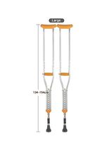 HANGERÂ Crutch Underarm Adjustable Height Adult Red Dot Axilla Crutches Small Medium Large, Large