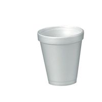 Dart 4J4 Foam Drink Cups, 4oz, 25 per Bag (Case of 40 Bags)