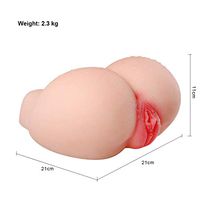 Male Masturabation Toys 3D Realistic Doll TPE Life-Size Best Gift Body Torso Adult Toys, Semi-Solid Silicone Doll, Men's Couple Underwear Toys