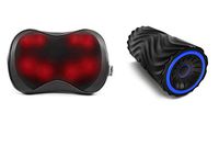 Zyllion Massager & Vibrating Foam Roller (Blue)