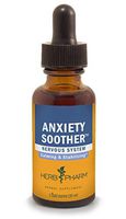 Herb Pharm Anxiety Soother Liquid Herbal Formula with Kava For Nervous System Support - 1 Ounce