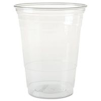SOLO Cup Company Plastic Party Cold Cups, 16 oz, Clear, 50 pack