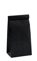 Count of 50 New Retail Small Black Tin Tie Bags 3-⅜"W x 2-½"D x 7-¾"H