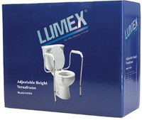 Adjustable Height Versaframe: Toilet Safety Rails, Versaframe, Unassembled, Retail Package, - 3 PR/