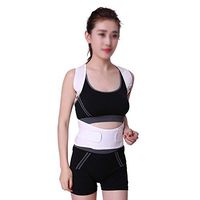 FH Anti-Humpback Correction Belt, Orthodontic Hunchback Back Corrective Vertebral Column Scoliosis Hunchback Adult Children Men and Women (Color : White, Size : L)