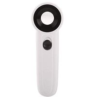 40X Illuminated Magnifying Glass with 2 LED Light, HD Lens Mini Portable Comfort Grip Applicable for Old Man Book Reading, Jewelry Identification, Watches, DIY Crafts Carving and Repair Magnifier, 20m
