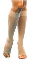 Sigvaris Women's SHEER FASHION 120 Open Toe Calf Compression Hose 15-20mmHg