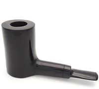 Mr. Brog Poker Tobacco Pipe - Model No: 302 Dnaken Duke Ebony - Pear Wood Roots - Hand Made